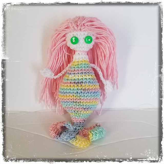 Amigurumi Bootyful Mermaid doll