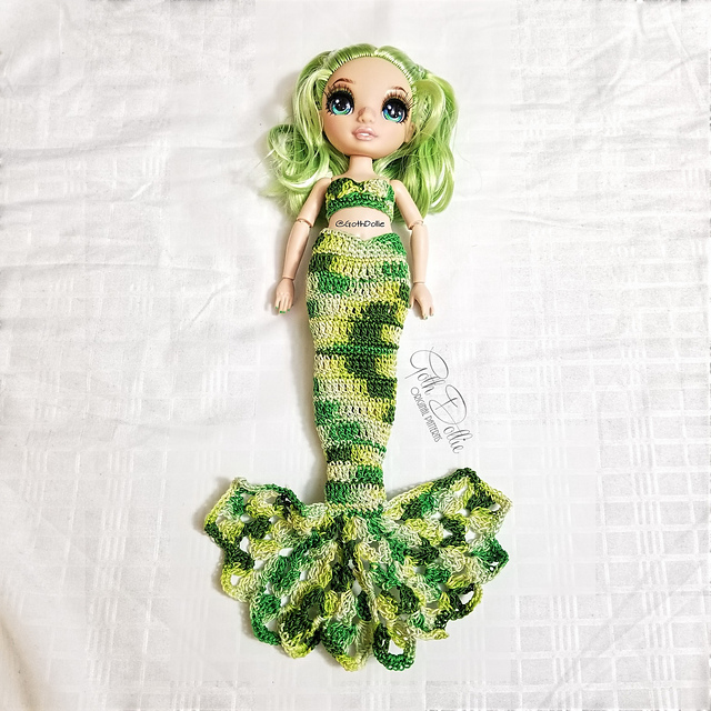 RJH Doll Mermaid Outfit