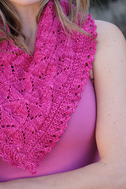 Tulip Lace Neck Poncho