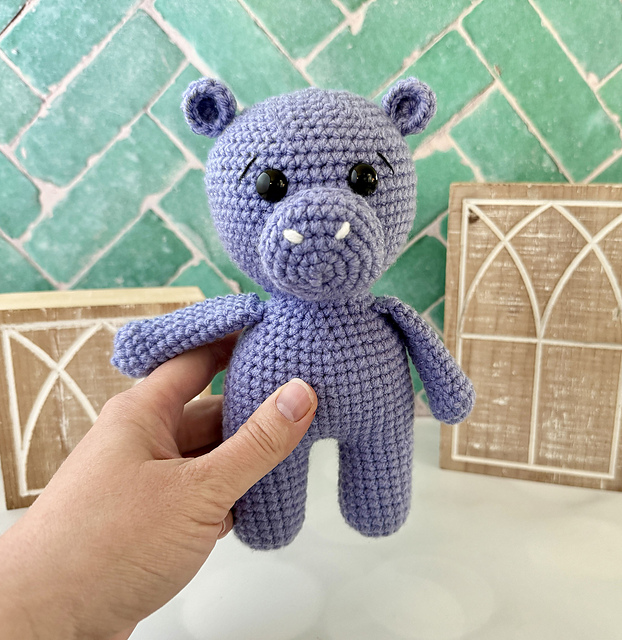Mini Amigurumi Hippopotamus