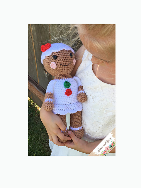 Amigurumi Gingerbread Girl