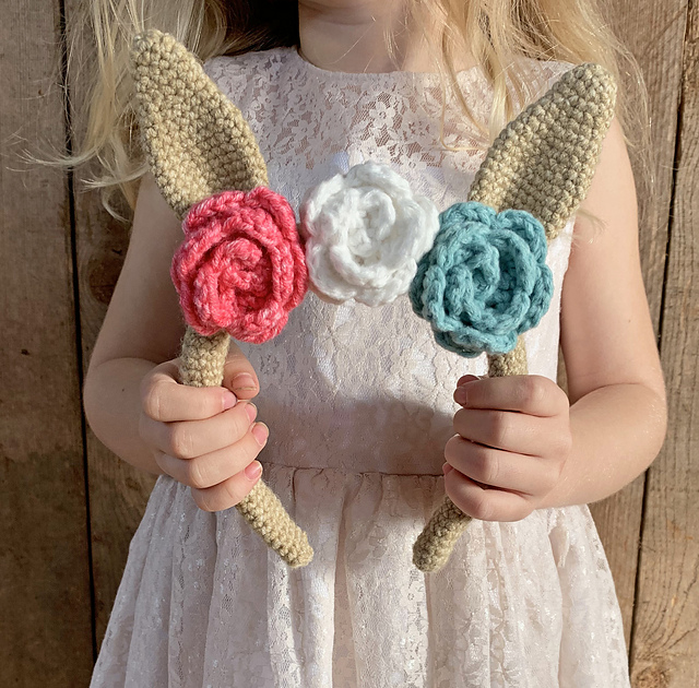 Crochet Bunny Headband
