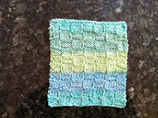 Basket Weave Dishcloth