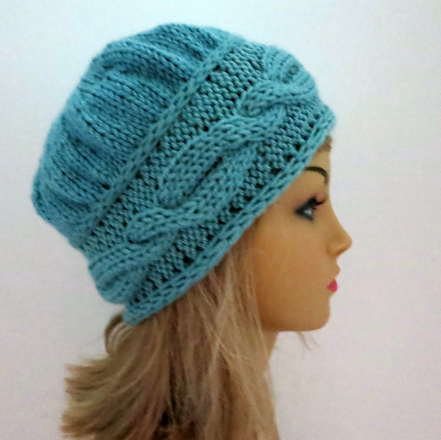 Brianna - A Feminine Hat and Headband