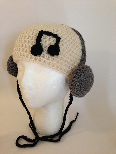 Head Phone/ Ear Warmer Hat