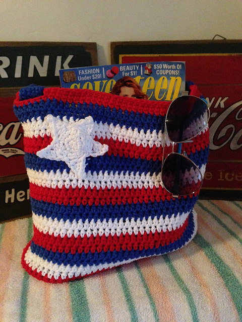 Stars and Stripes Summer Tote