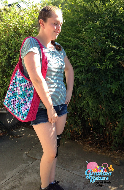Granny Squares Market Bag