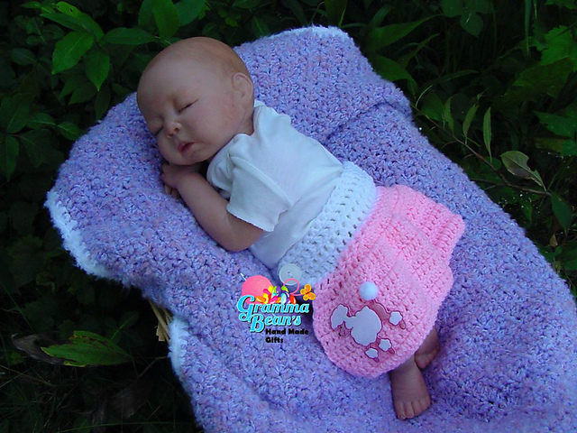Poodle Skirt Diaper Cover