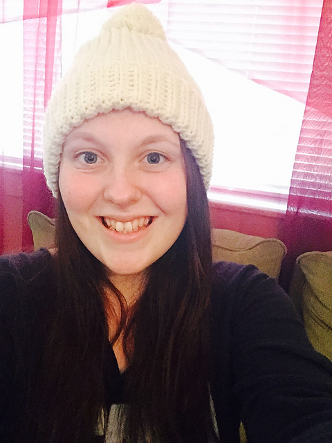 Ribbed Knit Look Beanie