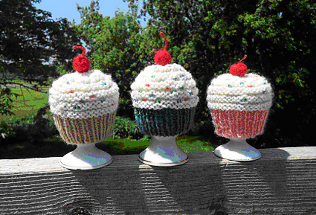 Cupcake Egg Cosies