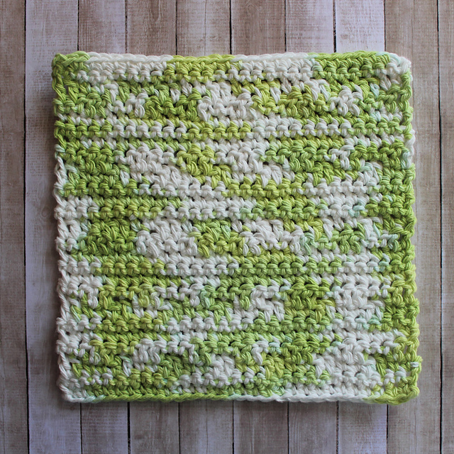 Double Lemon Peel Stripe Dishcloth
