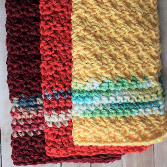 Snippets & Scraps Series #1 Scrappy Dishcloths