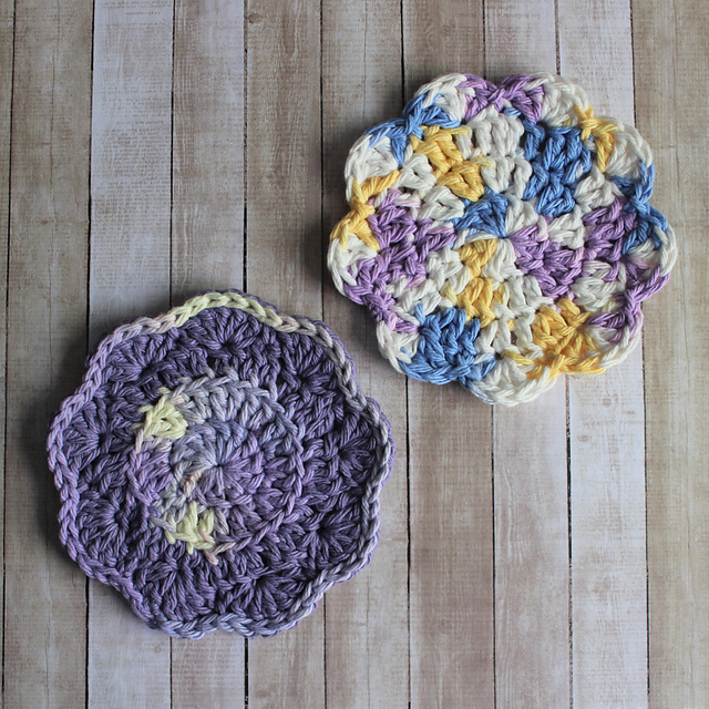 Snippets & Scraps Series Flower Facial Rounds