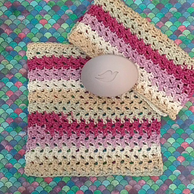 Lemon Peel Mesh Washcloth
