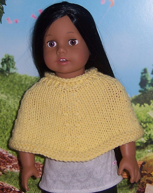 Megan's Matching Doll Poncho