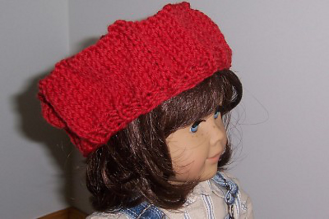 Pillbox Hat for 18" Dolls