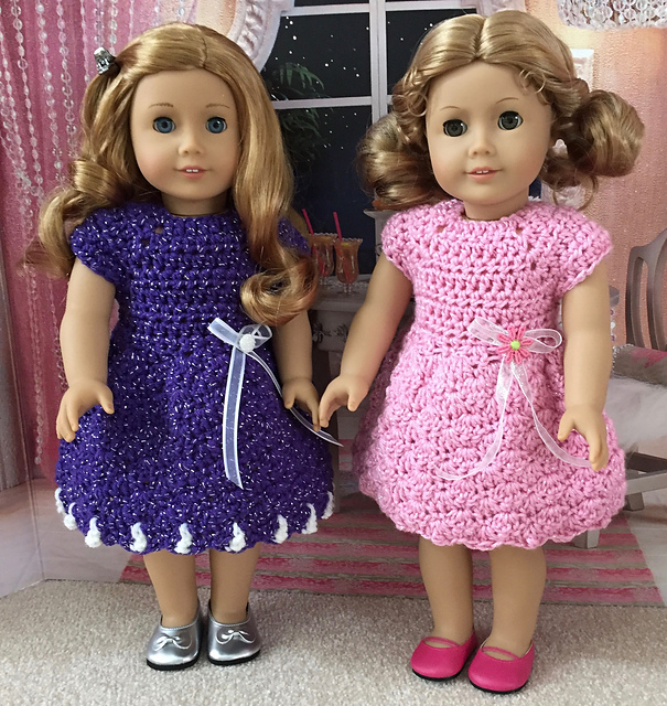 Scalloped Shells Crocheted Dress