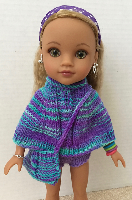 Poncho for the 14-inch Hearts for Hearts Dolls