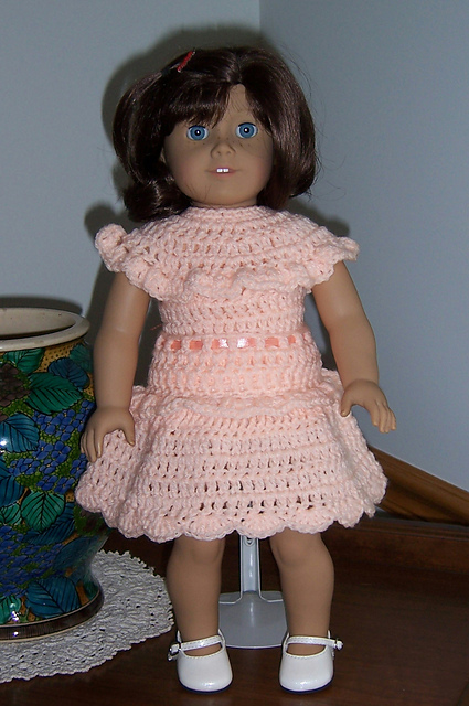 Ruffled Sleeveless Sweater & Skirt - 18-inch Dolls