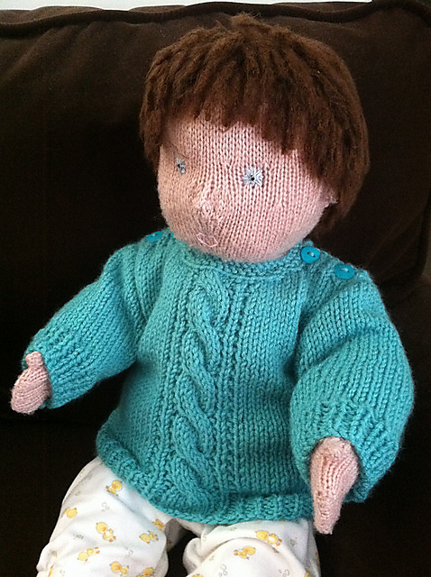 Easy Baby Cable Pullover