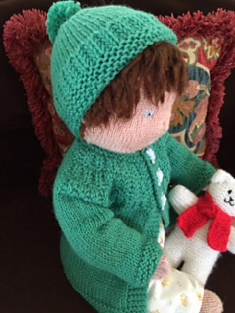 Easy Baby Cardi & Hat