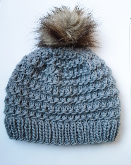 Granite knit hat