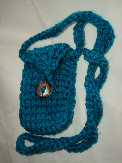 Tunisian Pocket Bag