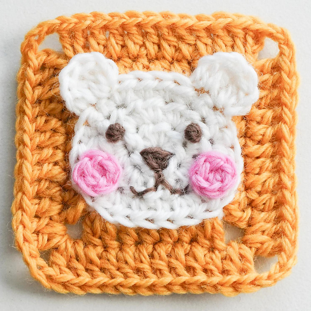 Bear Granny Square