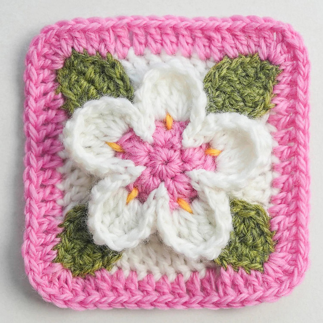 Pear Blossom Granny Square