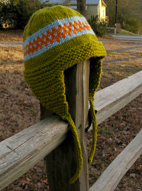FairIsle FlapCap #044