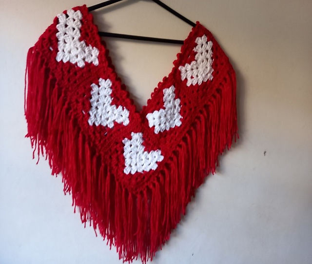 Heart Poncho