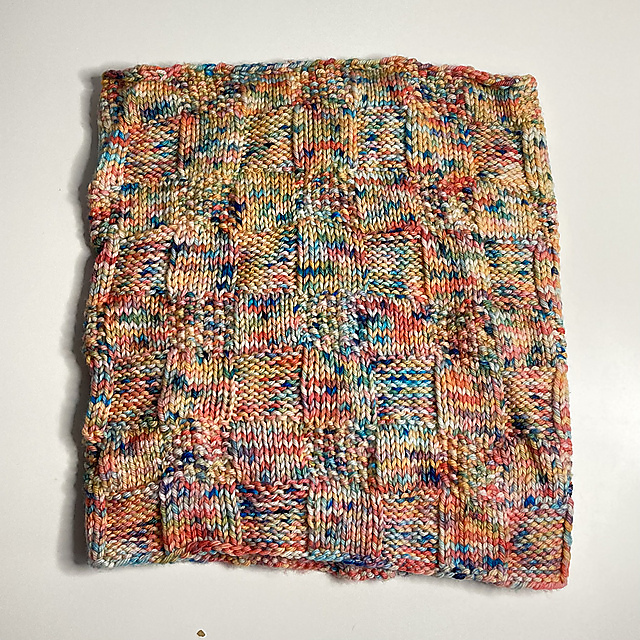 Creative Checkerboard Cowl