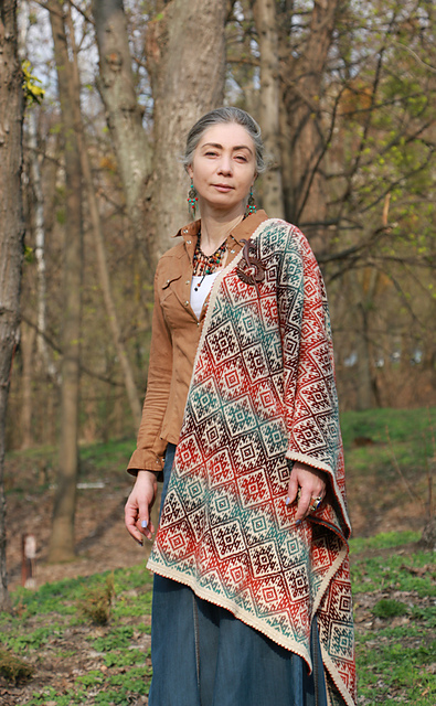 Rustic Shawl Around the World