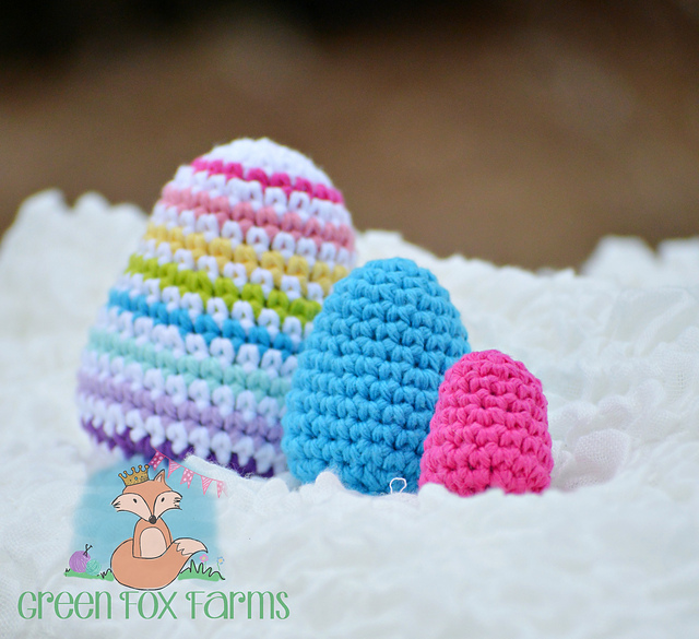 Crochet Eggs BIG and small