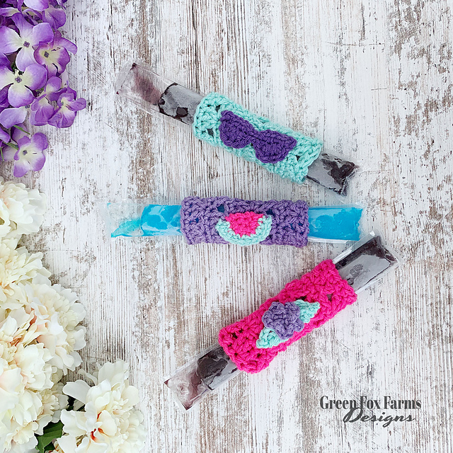 Sweet Stripes Freeze Pop Holders