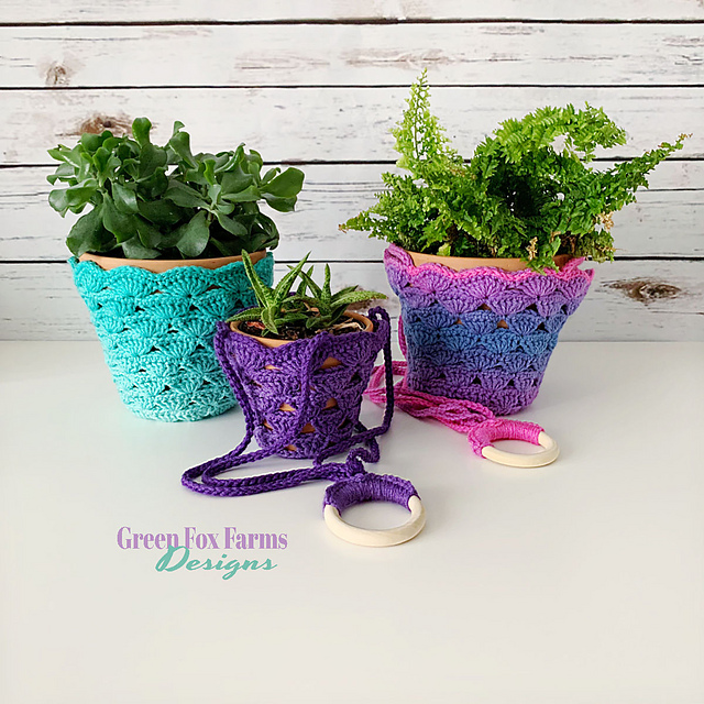 Sweet Stripes Plant Cozy