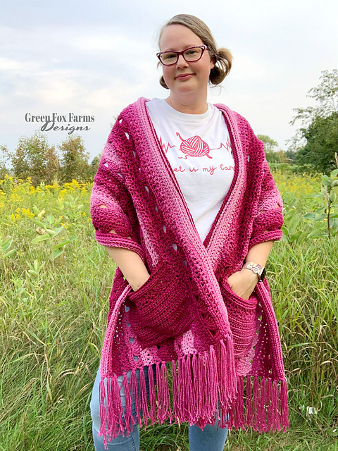 Gaia Pocket Shawl