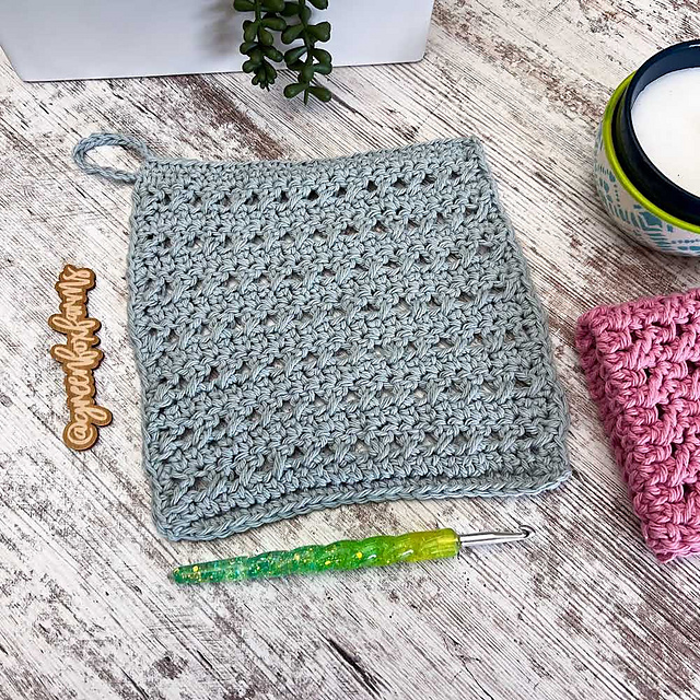 Hopscotch Square Dish Cloth