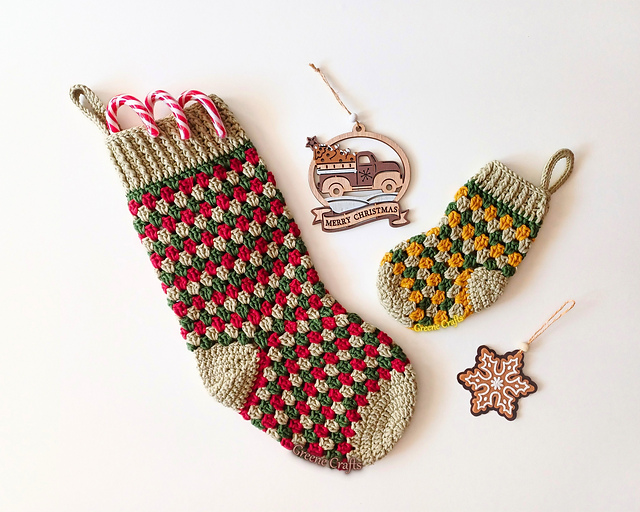 Granny Stitch Christmas Stocking