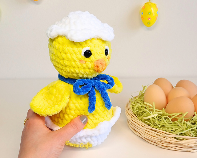 Hatching Chick Plush Toy
