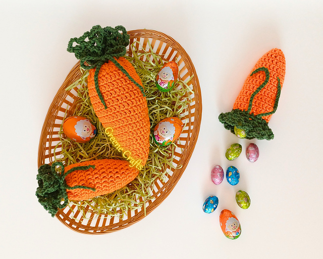 Carrot Treat Bag / Karotten Geschenkbeutel