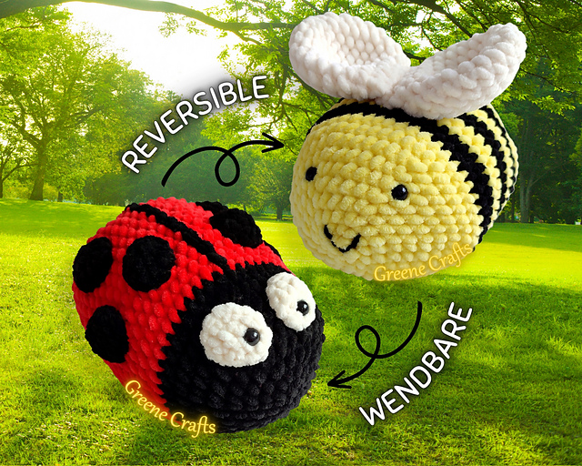 Reversible Bee/Ladybug|Wendbare Biene/Marienkäfer