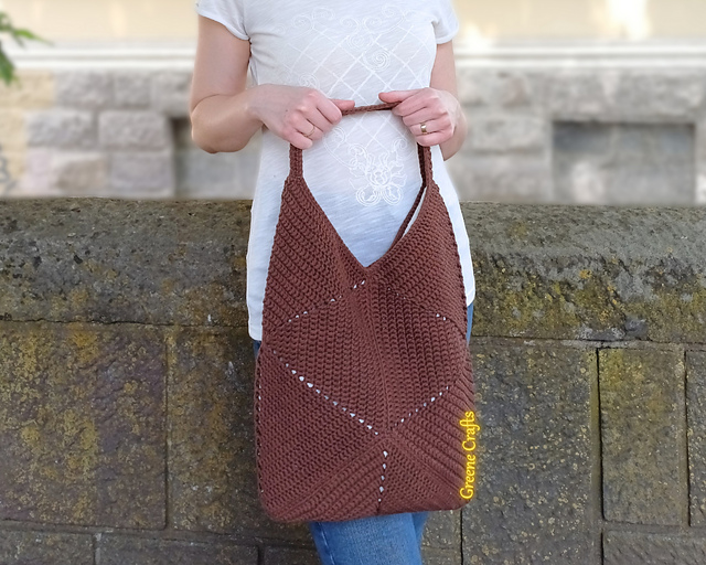 Everyday Hexagon Bag / Formstabile Schultertasche