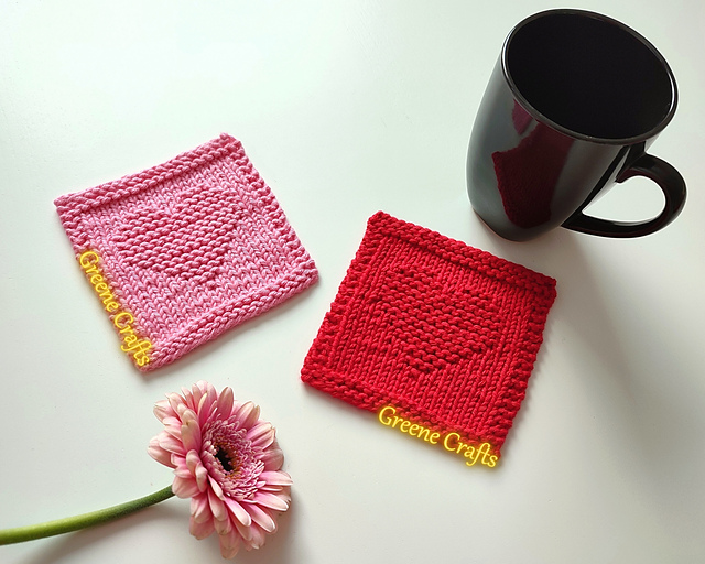Easy Heart Coaster/Herz Untersetzer