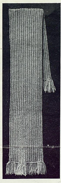 Scarf (In Raised Brioche Knitting)