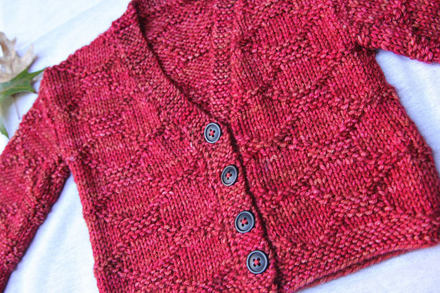 Cardigans in Textured Pattern