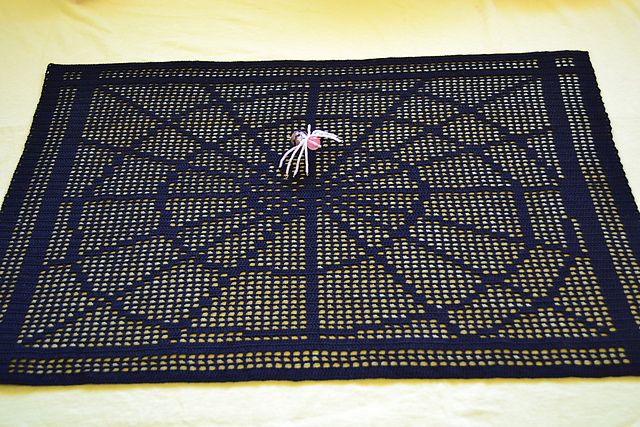 The Busy Spider Doily