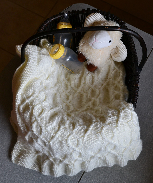 Pebble and Tile Baby Blanket