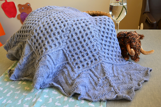 Honeycomb Twist Baby Blanket