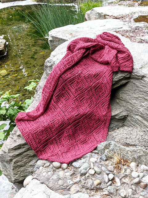 Warm Diamonds Wrap | Scarf